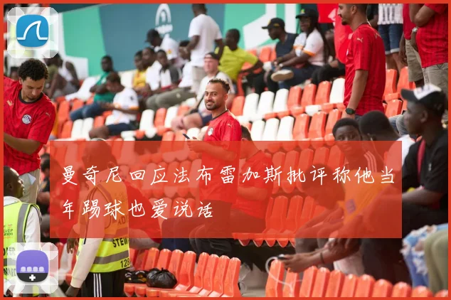 曼奇尼回应法布雷加斯批评称他当年踢球也爱说话